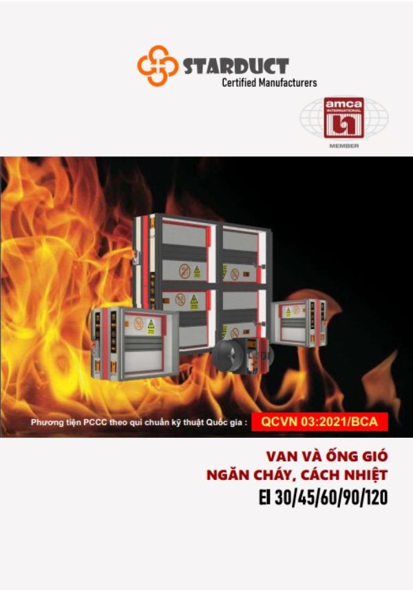 Catalogue van ngăn cháy Starduc 1 Catalogue van ngăn cháy Starduc 1