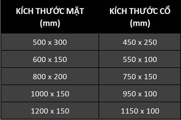 Kích thước đặt hàng cửa gió miệng gió hoa văn chữ nhật Starduct NSCA04 Kích thước đặt hàng cửa gió miệng gió hoa văn chữ nhật Starduct NSCA04