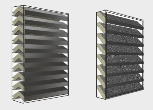 Louver chống ồn tiêu âm Starduct Louver chống ồn tiêu âm Starduct