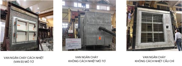 Thử nghiệm van ngăn cháy Starduct Thử nghiệm van ngăn cháy Starduct