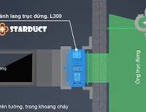 STARDUCT THỬ NGHIỆM THÀNH CÔNG VAN NGĂN CHÁY HÀNH LANG TRỤC ĐỨNG 3 TRONG 1.
