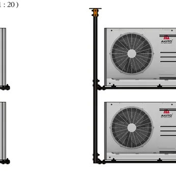 GIÁ TREO TRẦN ĐÔI MÁY 18000-24000 BTU/h