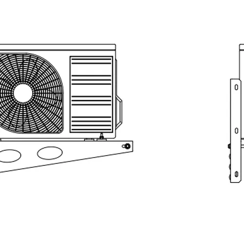GIÁ TREO TƯỜNG DỌC MÁY 9000-12000 BTU/h