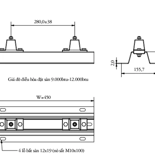 GIÁ ĐẶT SÀN ĐƠN MÁY 9000-12000 BTU/h
