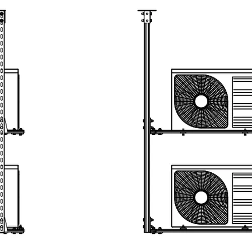 GIÁ TREO TRẦN ĐÔI MÁY 9000-12000 BTU/h