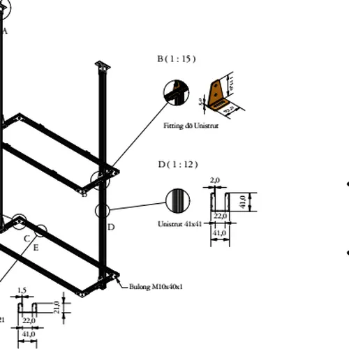 GIÁ TREO TRẦN ĐÔI MÁY 36000-48000 BTU/h