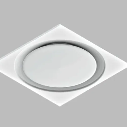 CỬA GIÓ KHUẾCH TÁN TRÒN KHUNG VUÔNG 300X300 MỘT LÕI