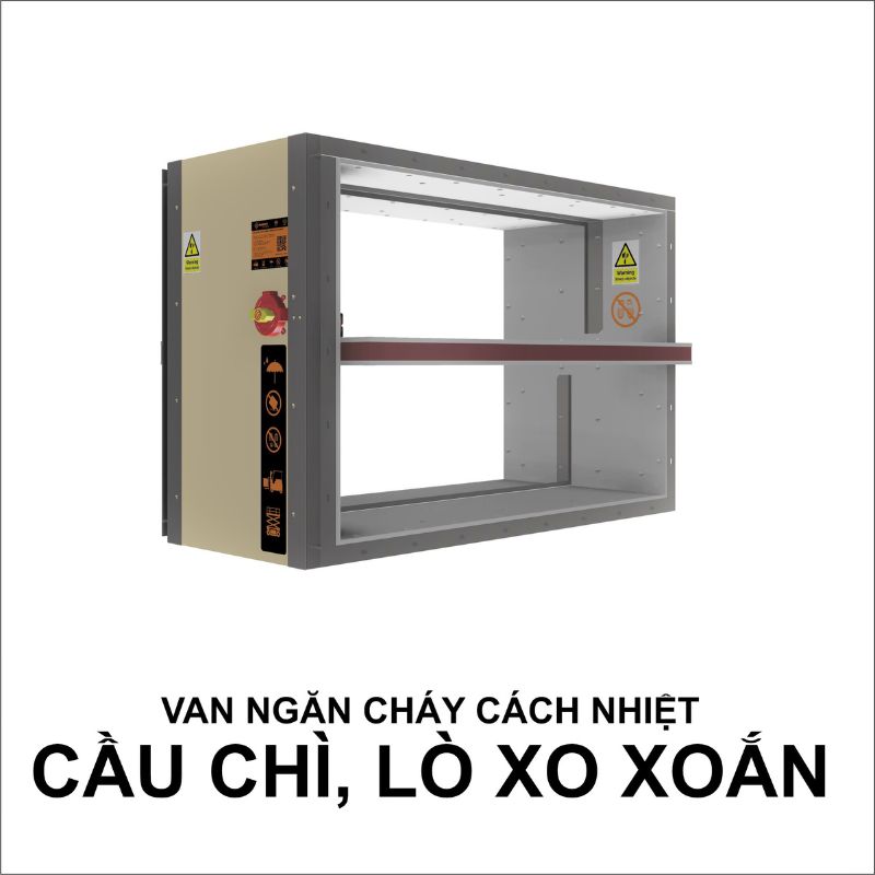 Van ngăn cháy cách nhiệt cầu chì lò xo xoắn Starduct Van ngăn cháy cách nhiệt cầu chì lò xo xoắn Starduct