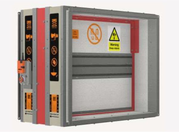 Van ngăn cháy cách nhiệt Starduct EI-120 loại thân đơn Van ngăn cháy cách nhiệt Starduct EI-120 loại thân đơn