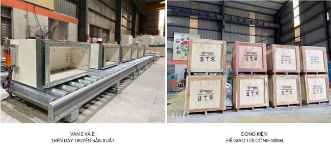 Van ngăn cháy Starduct tại nhà máy sản xuất Van ngăn cháy Starduct tại nhà máy sản xuất