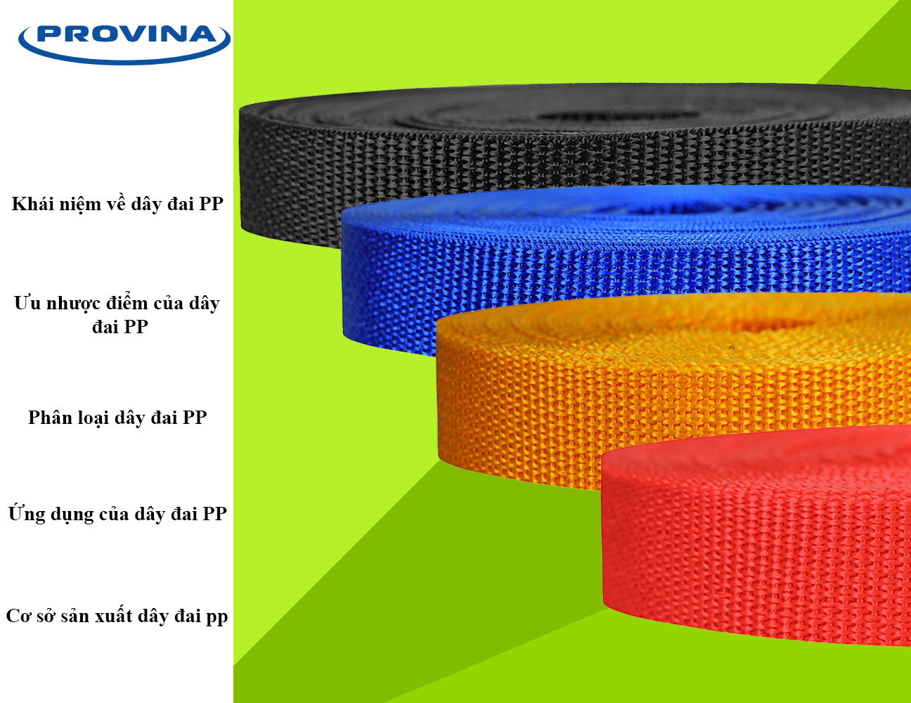 Dây đai dệt Polypropylene