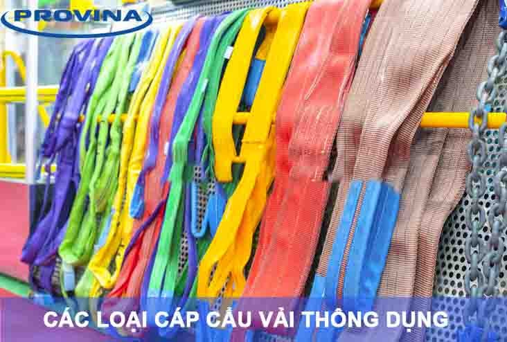 Các loại cáp cẩu vải