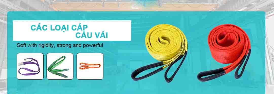 Các loại cáp cẩu vải