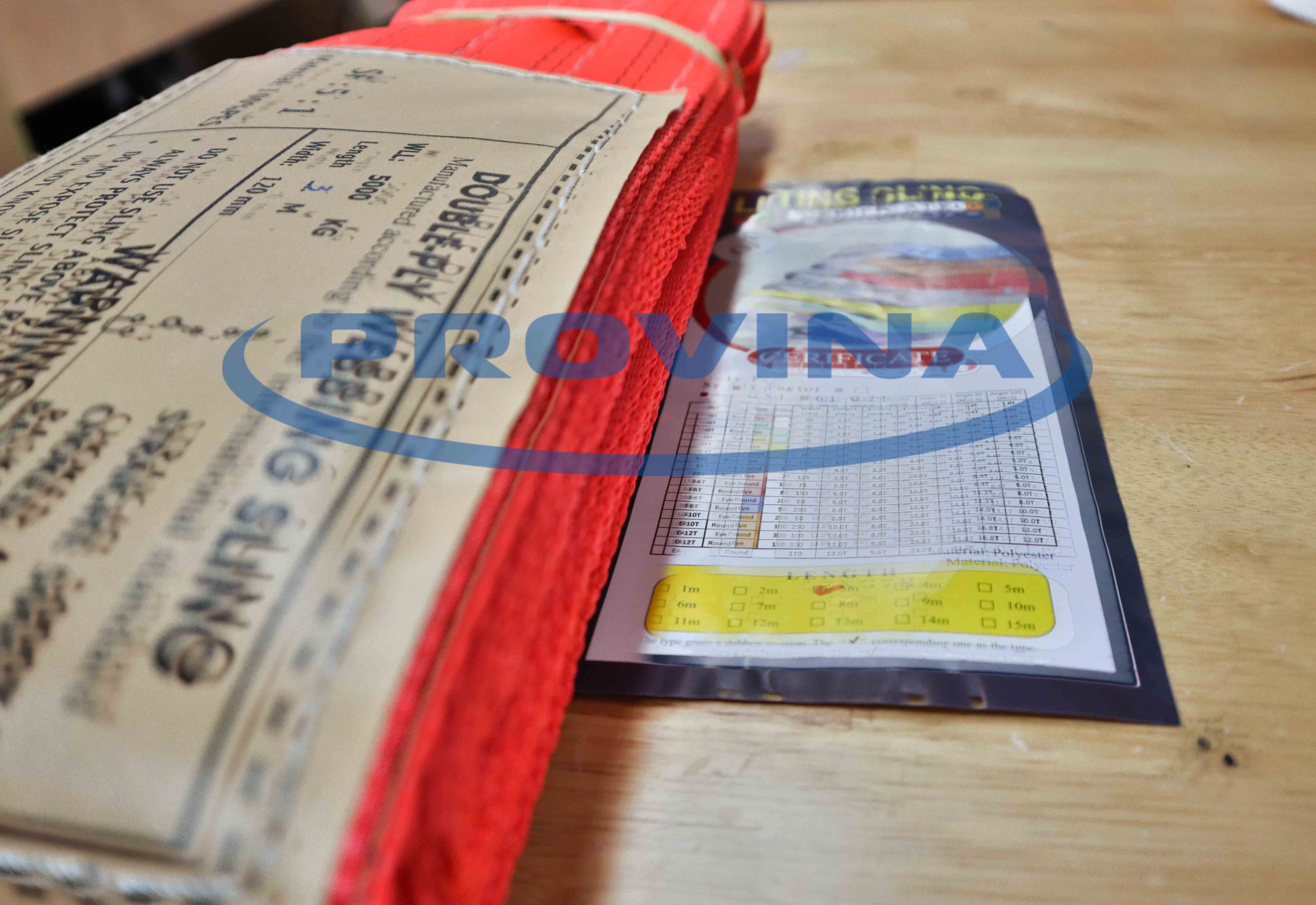 Đặc điểm nhận dạng dây cáp vải cẩu hàng 5 tấn