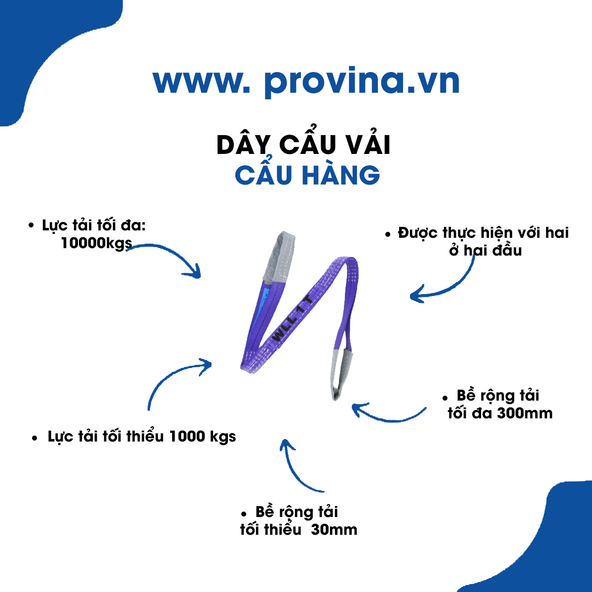 Cáp vải tròn và cáp vải dẹp? Khi nào nên sử dụng