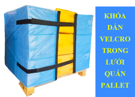 dây velcro dùng trong lưới quấn pallet