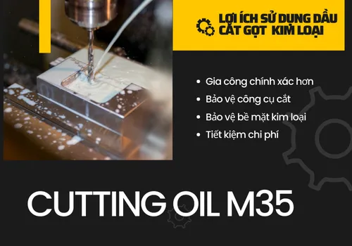 Cách chọn dầu cắt gọt kim loại pha nước tốt