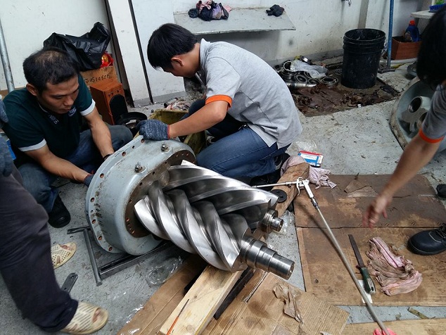 Trục vít của máy nén khí trục vít Trục vít của máy nén khí trục vít