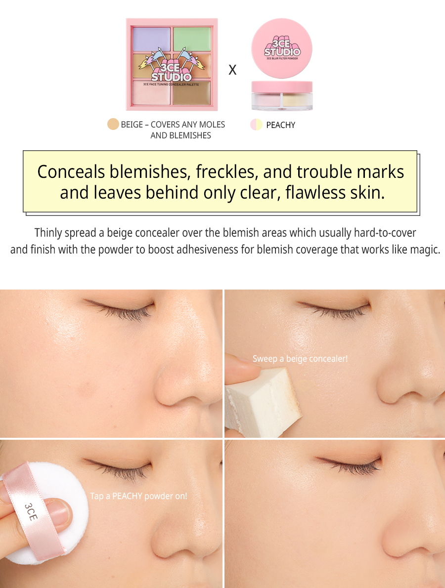 bang-mau-3ce-studio-face-tuning-concealer-palette-vua-che-khuyet-diem-vua-highlight-va-contour bang-mau-3ce-studio-face-tuning-concealer-palette-vua-che-khuyet-diem-vua-highlight-va-contour