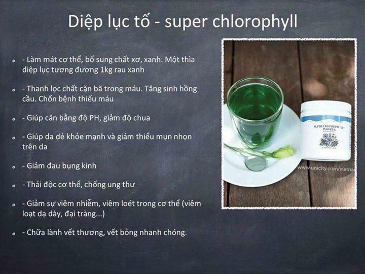 Bột diệp lục Unicity Super Chlorophyll Powder Bột diệp lục Unicity Super Chlorophyll Powder