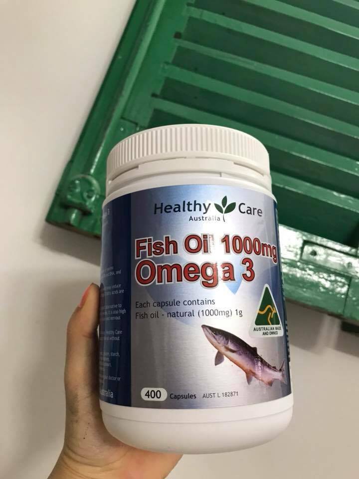 Dầu cá Omega 3 Healthy Care Natural Wild Cold Water Fish Oil 1000mg 400 ...