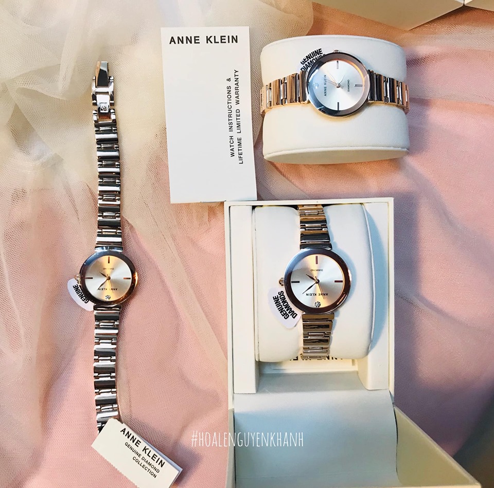 Đồng Hồ Nữ Anne Klein Women'S Genuine Diamond Dial Bracelet Watch