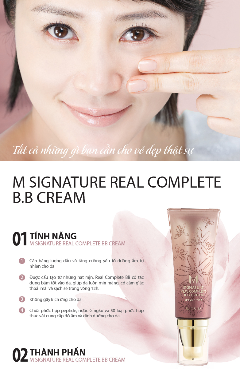 kem-nen-cao-cap-missha-m-signature-real-complete-bb-cream-spf25-pa kem-nen-cao-cap-missha-m-signature-real-complete-bb-cream-spf25-pa