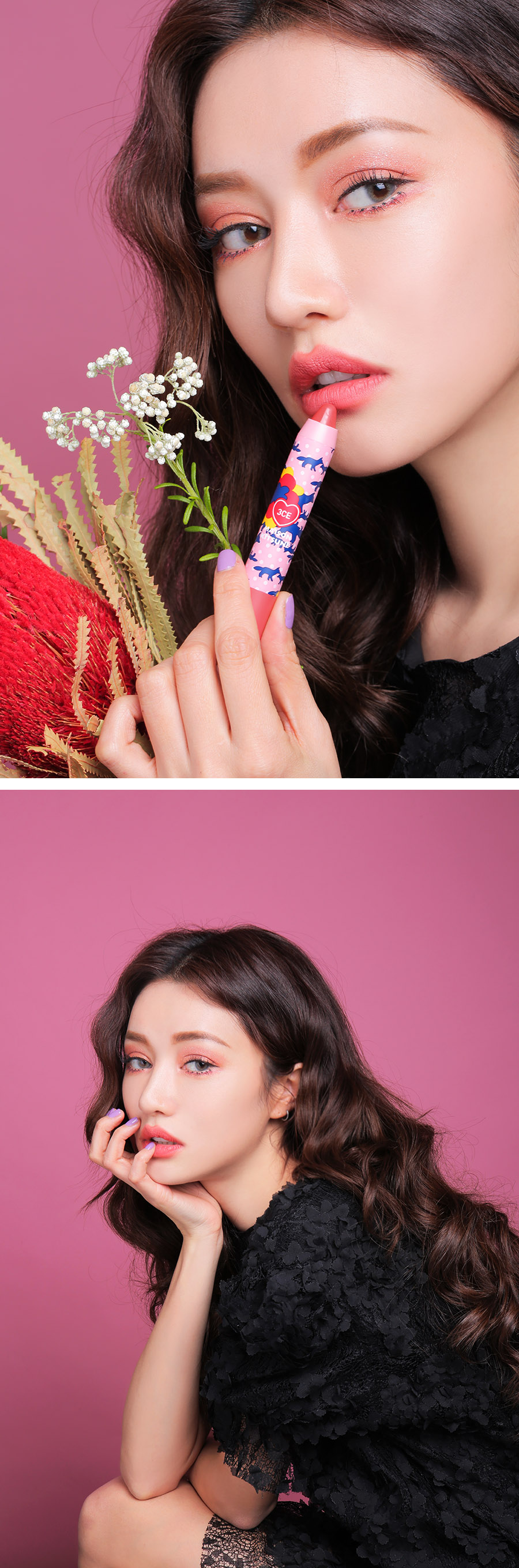 son-but-chi-3ce-maison-kitsune-velvet-lip-crayon-Blushed son-but-chi-3ce-maison-kitsune-velvet-lip-crayon-Blushed