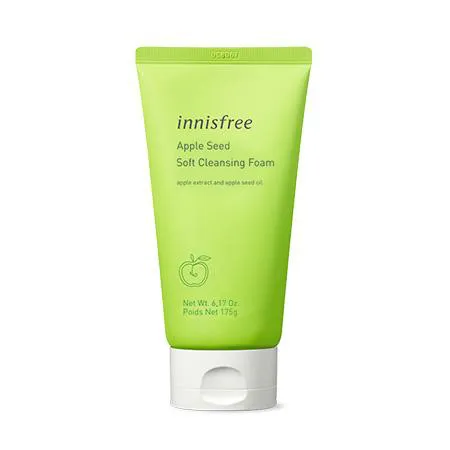 Sữa rửa mặt táo xanh giúp da mịn màng và hỗ trợ trắng da Innisfree Apple Juicy Deep Cleansing Foam