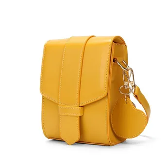 Túi màu vàng xinh xắn với chất liệu da Pu mềm