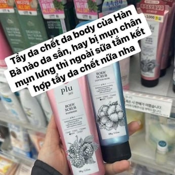 Tẩy tế bào chết PLU 365 – “quốc dân” bên Hàn