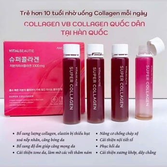 Nước uống làm trắng da và chống lão hóa VB PROGRAM SUPER COLLAGEN (MẪU MỚI)