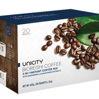 Cà phê linh chi Unicity Bioreishi Coffee giúp tăng cường sự tỉnh táo và giảm bớt căng thẳng