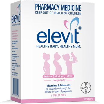 Hộp Elevit Vitamin của Bayer Úc dành cho bà bầu