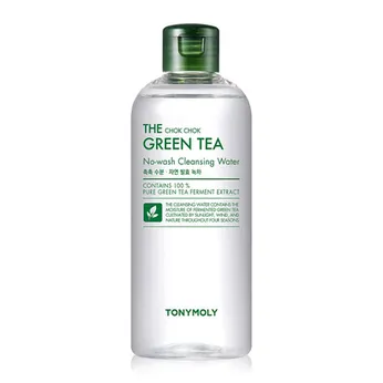 Nước tẩy trang trà xanh Tonymoly The Chok Chok Green Tea No-wash Cleansing Water 