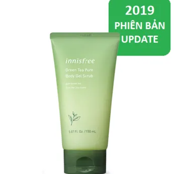  Tẩy tế bào chết toàn thân trà xanh siêu xịn của Innisfree Green Tea Pure Body Gel Scrub