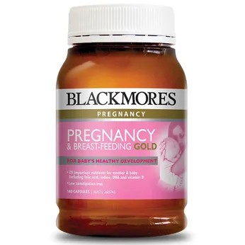 Viên uống Vitamin cho Mẹ bầu và Mẹ cho con bú Blackmores Pregnancy Breast Feeding Gold