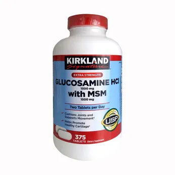 Viên uống bổ khớp Kirkland Signature Glucosamine HCL 1500 mg with MSM 1500 mg Mỹ giúp ngăn ngừa thoái hóa xương khớp