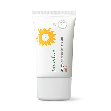 Kem chống nắng hằng ngày phù hợp với mọi loại da Innisfree Daily UV Protection Cream Mild SPF35 PA++