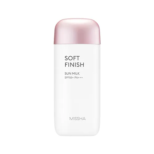 Kem chống nắng và nâng tone da dạng sữa dưỡng mịn MISSHA SOFT FINISH SUN MILK SPF50+ PA+++