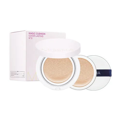 Phấn nước lâu trôi và che khuyết điểm Missha Magic Cushion Cover Lasting SPF 50+ PA+++