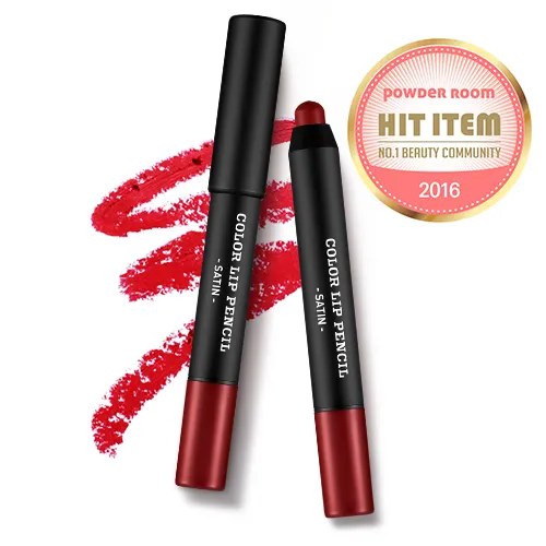 Son dạng bút chì Apieu Color Lip Pencil Satin