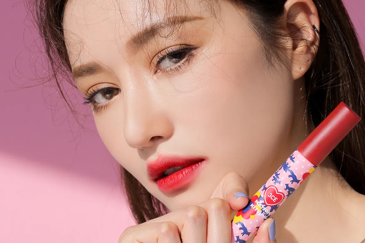 Son kem lì 3CE Maison Kitsune Velvet Lip Tint Phiên bản Limited