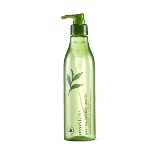 Sữa tắm chiết xuất từ tinh dầu trà xanh giúp dưỡng ẩm và chống lão hóa da Innisfree Green Tea Pure Body Cleanser