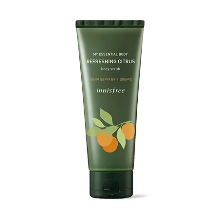 Tẩy tế bào chết toàn thân hương cam chanh Innisfree My Essential Body Refreshing Citrus Body Scrub