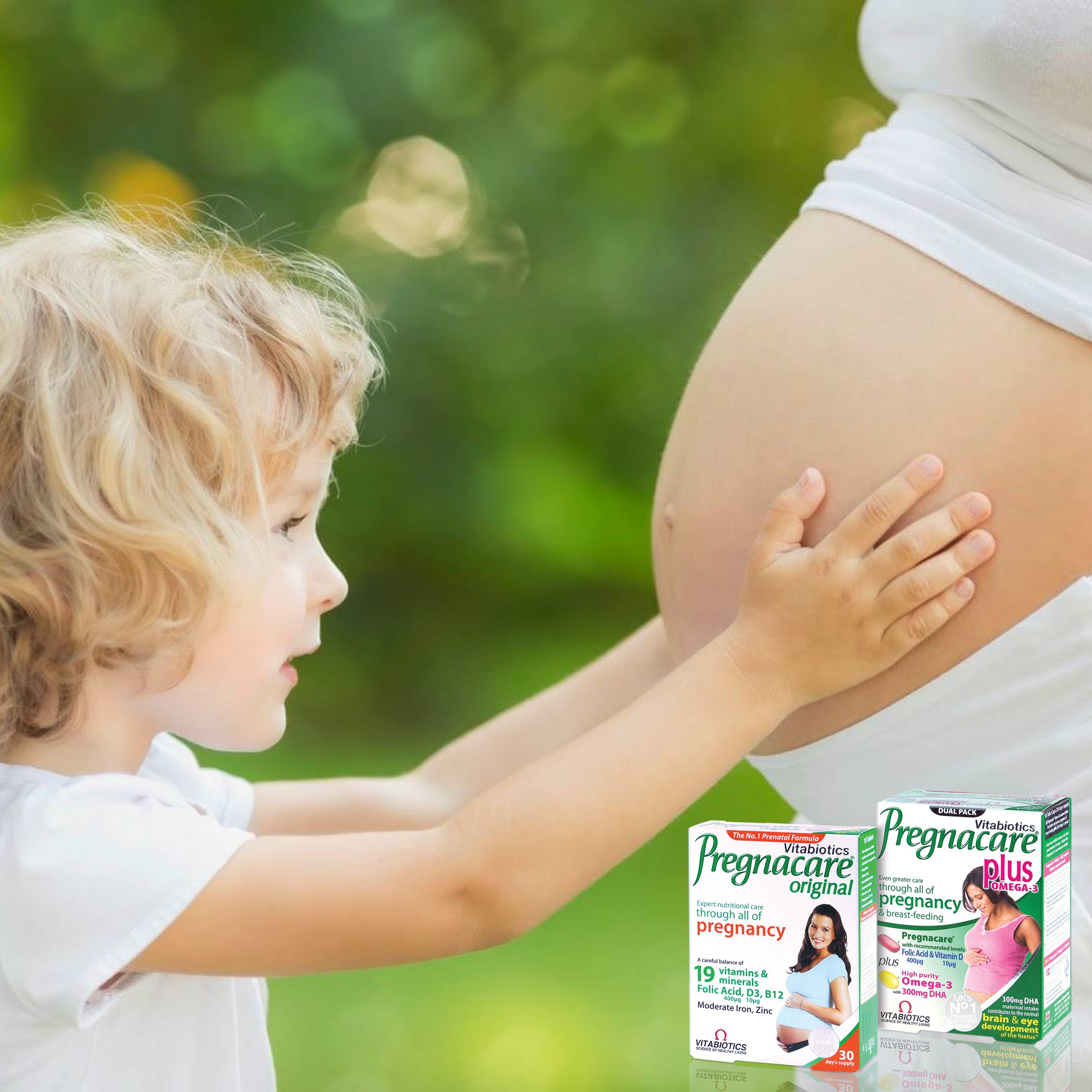 Vitamin cho bà bầu PREGNACARE ORIGINAL dùng cho 3 tháng đầu thai kỳ của UK