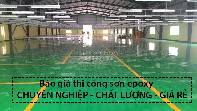 Công ty Thiên Sơn chuyên thi công sơn epoxy giá rẻ chất lượng Công ty Thiên Sơn chuyên thi công sơn epoxy giá rẻ chất lượng
