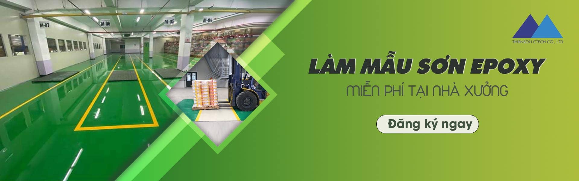 Làm Mẫu Sơn Sàn Epoxy Miễn Phí - Trực Tiếp