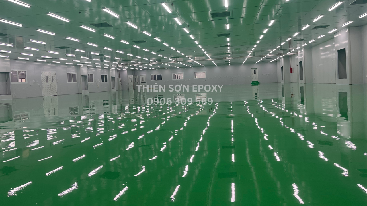 Nhà máy sơn sàn epoxy chống tĩnh điện Nhà máy sơn sàn epoxy chống tĩnh điện