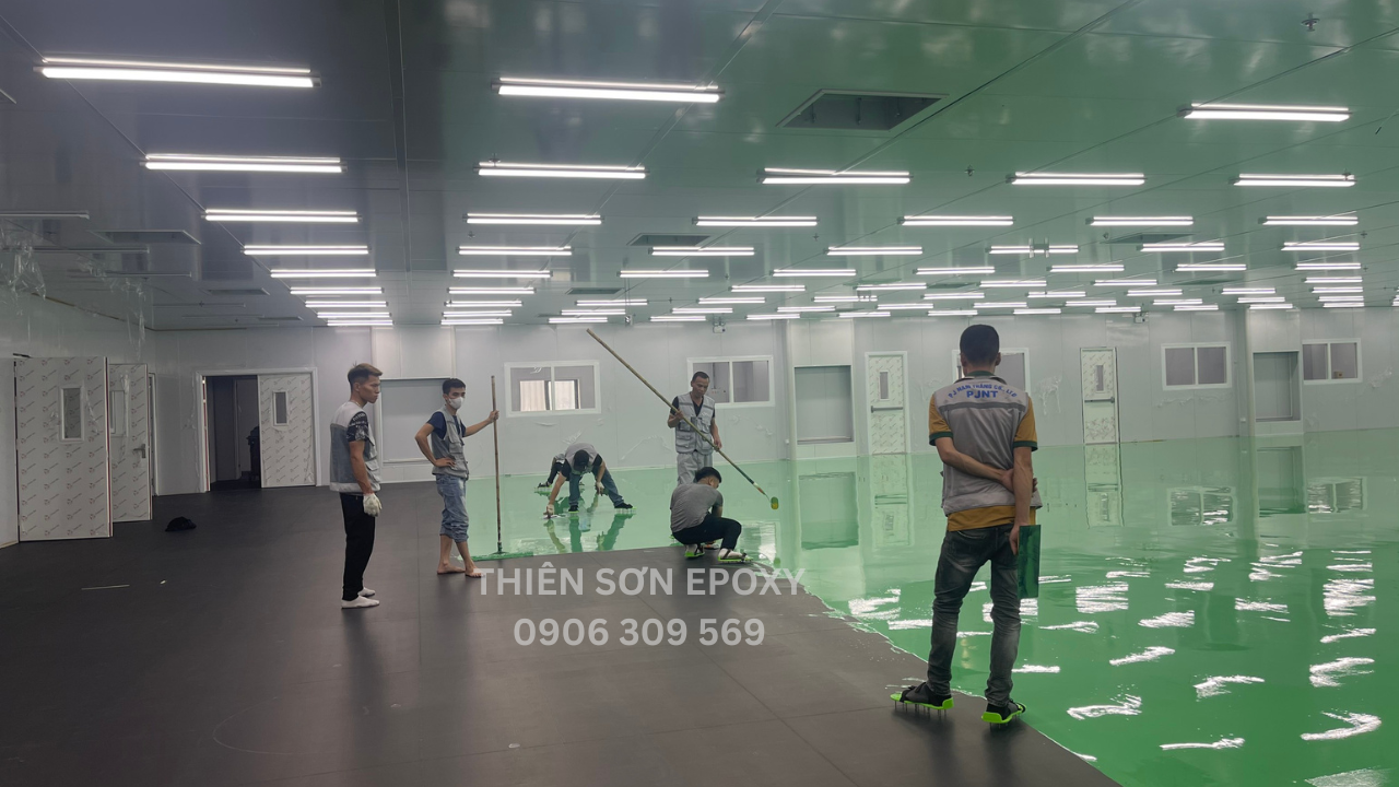 thi công sơn epoxy esp300 thi công sơn epoxy esp300